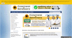 Desktop Screenshot of cosmesiebenessere.com